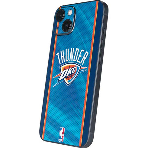 NBA Oklahoma City Thunder Blue Jersey iPhone Skins