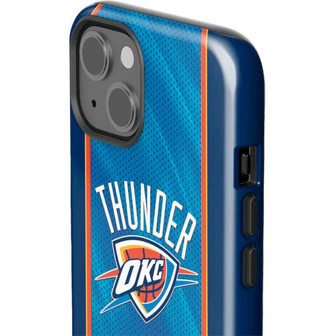 NBA Oklahoma City Thunder Blue Jersey iPhone 15 Impact Case
