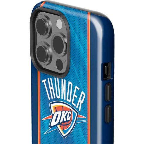 NBA Oklahoma City Thunder Blue Jersey iPhone 15 Pro Impact Case