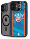 NBA Oklahoma City Thunder Blue Jersey iPhone 16 Plus Kickstand Case