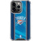 NBA Oklahoma City Thunder Blue Jersey iPhone 16 Pro Clear Case