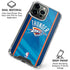NBA Oklahoma City Thunder Blue Jersey iPhone 16 Pro Max Clear Case