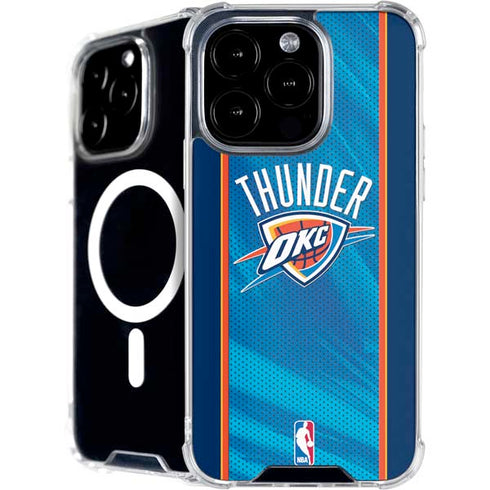 NBA Oklahoma City Thunder Blue Jersey iPhone 16 Pro Max MagSafe Case