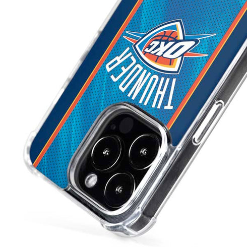 NBA Oklahoma City Thunder Blue Jersey iPhone 16 Pro Max MagSafe Case