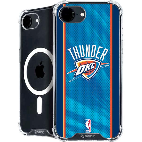 NBA Oklahoma City Thunder Blue Jersey iPhone 16e MagSafe Case