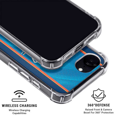 NBA Oklahoma City Thunder Blue Jersey iPhone 16e MagSafe Case