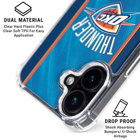 NBA Oklahoma City Thunder Blue Jersey iPhone 17 MagSafe Case