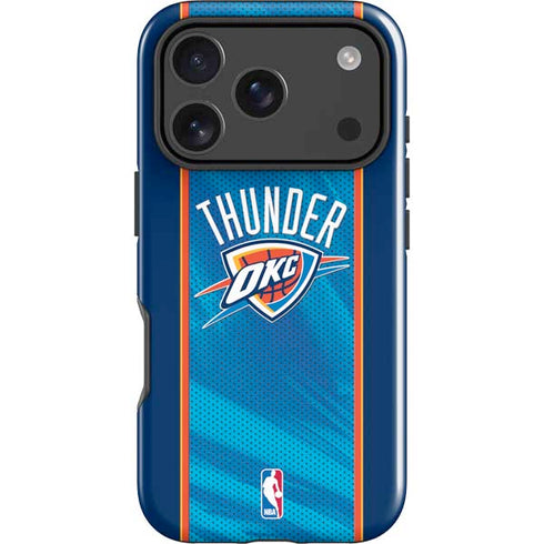 NBA Oklahoma City Thunder Blue Jersey iPhone 18 Pro Impact Case