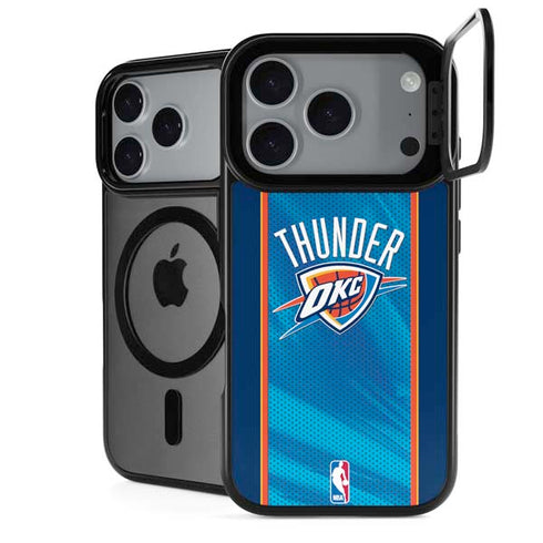 NBA Oklahoma City Thunder Blue Jersey iPhone 18 Pro Kickstand Case