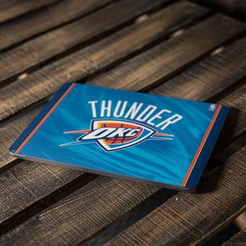 NBA Oklahoma City Thunder Blue Jersey Apple MacBook Air Skin