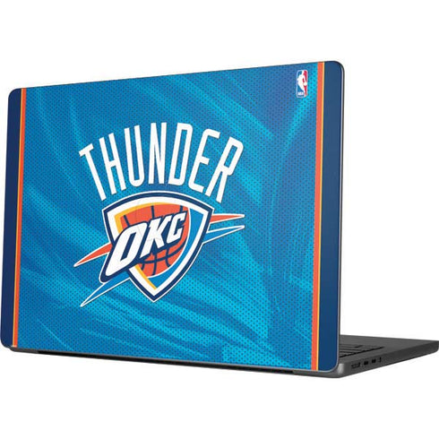 NBA Oklahoma City Thunder Blue Jersey Apple MacBook Pro 14-inch Skin