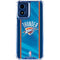 NBA Oklahoma City Thunder Blue Jersey Moto G 5G (2024) Clear Case