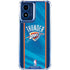 NBA Oklahoma City Thunder Blue Jersey Moto G 5G (2024) Clear Case