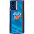 NBA Oklahoma City Thunder Blue Jersey Moto G Play 4G (2024) Clear Case