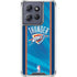 NBA Oklahoma City Thunder Blue Jersey Moto G Stylus 5G (2025) Clear Case
