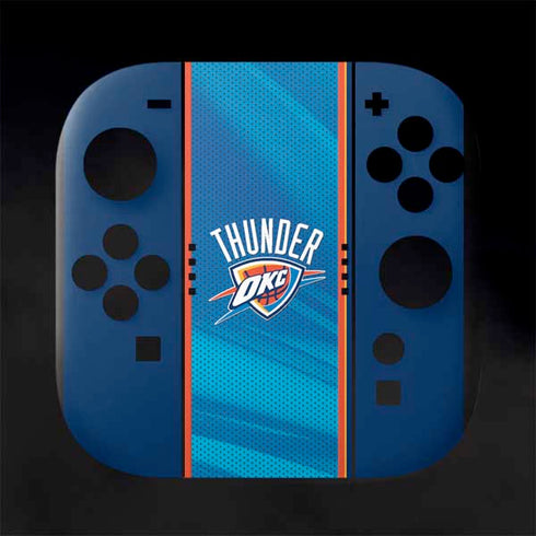 NBA Oklahoma City Thunder Blue Jersey Nintendo Switch 2 (2025) with Joy-Con Skin