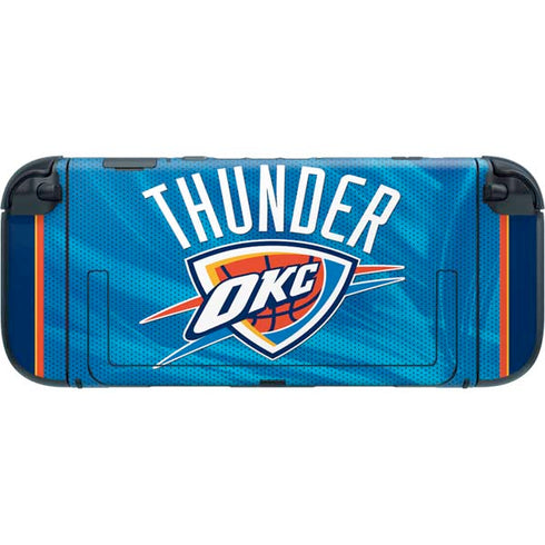 NBA Oklahoma City Thunder Blue Jersey Nintendo Switch 2 (2025) with Joy-Con Skin