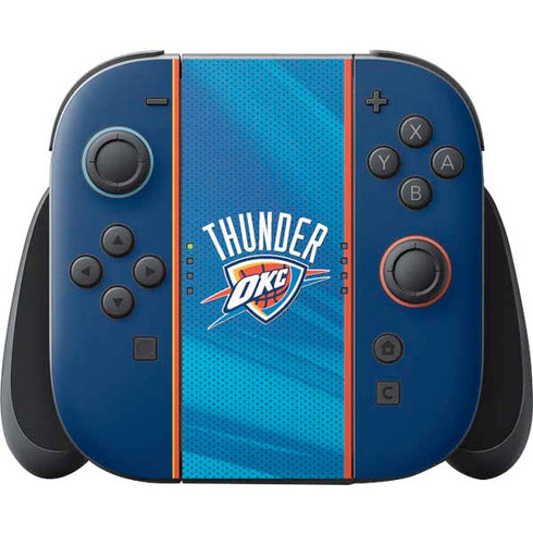 NBA Oklahoma City Thunder Blue Jersey Nintendo Skins