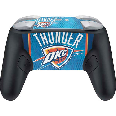 NBA Oklahoma City Thunder Blue Jersey Nintendo Switch 2 (2025) Pro Controller Skin
