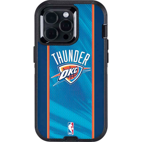 NBA Oklahoma City Thunder Blue Jersey Otterbox Defender iPhone Skin