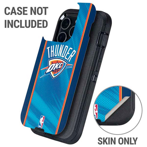 NBA Oklahoma City Thunder Blue Jersey Otterbox Defender iPhone Skin