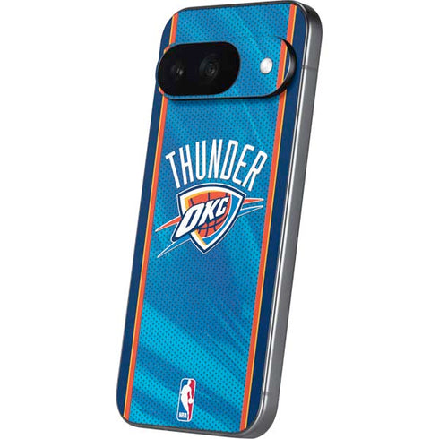 NBA Oklahoma City Thunder Blue Jersey Google Pixel 9 Skin