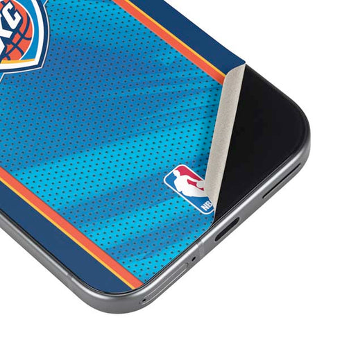 NBA Oklahoma City Thunder Blue Jersey Google Pixel 9 Skin