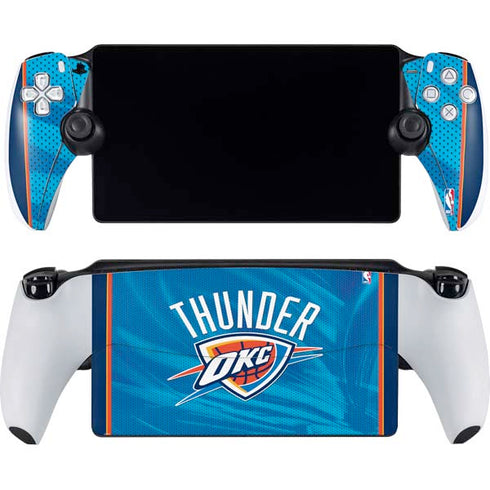 NBA Oklahoma City Thunder Blue Jersey PlayStation Portal Remote Player Skin