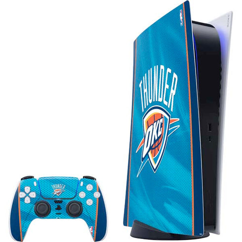 NBA Oklahoma City Thunder Blue Jersey PlayStation PS5 Skins