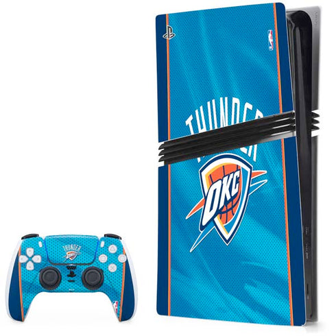 NBA Oklahoma City Thunder Blue Jersey PS5 Pro Bundle Skin