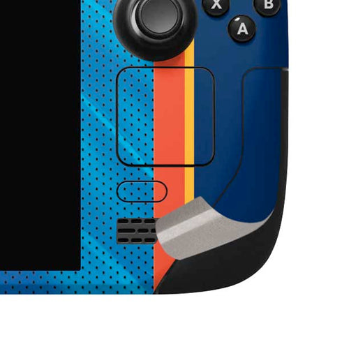 NBA Oklahoma City Thunder Blue Jersey Steam Deck Handheld Gaming Computer OLED Skin