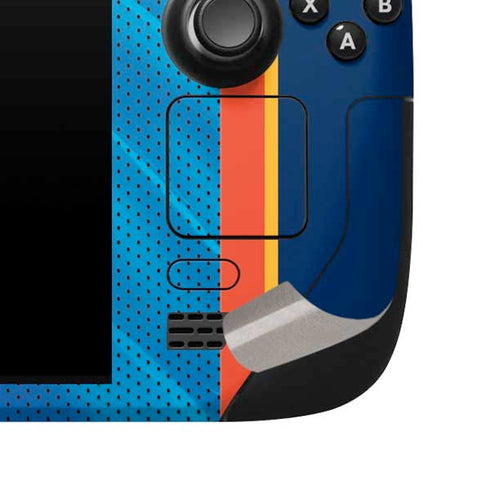 NBA Oklahoma City Thunder Blue Jersey Steam Deck Handheld Gaming Computer Skin