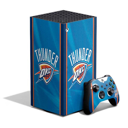 NBA Oklahoma City Thunder Blue Jersey XBox Series X Digital Edition Bundle Skin