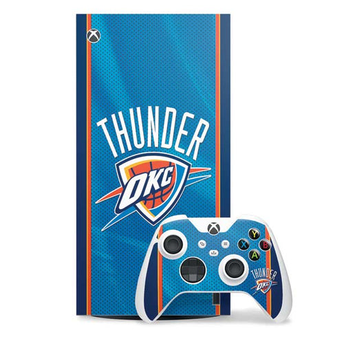 NBA Oklahoma City Thunder Blue Jersey Xbox Series X Skins