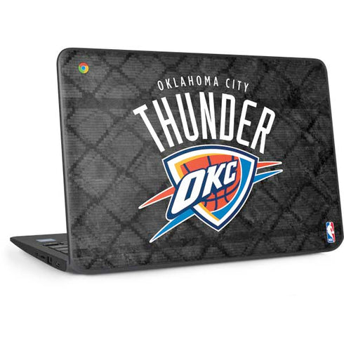 NBA Oklahoma City Thunder Dark Rust HP Chromebook Skin