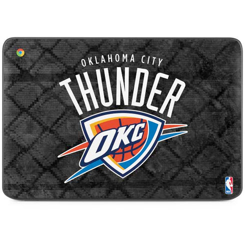 NBA Oklahoma City Thunder Dark Rust HP Chromebook Skin