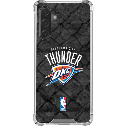NBA Oklahoma City Thunder Dark Rust Galaxy A17 Clear Case
