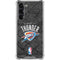 NBA Oklahoma City Thunder Dark Rust Galaxy S24 FE Clear Case