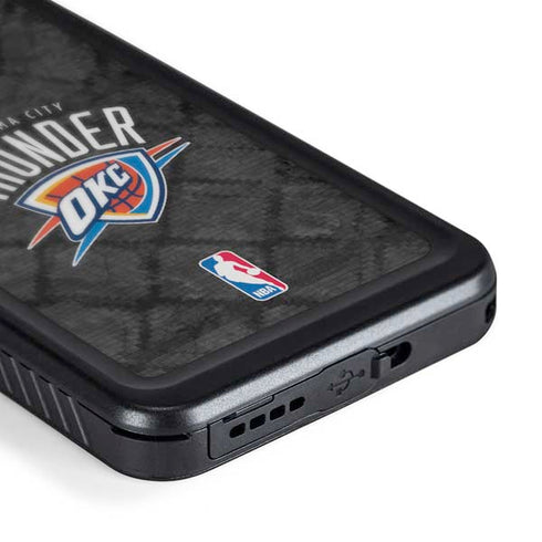 NBA Oklahoma City Thunder Dark Rust Galaxy S24 Plus Waterproof Case