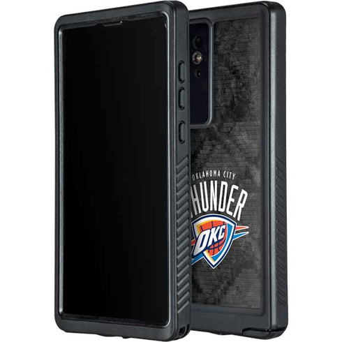 NBA Oklahoma City Thunder Dark Rust Galaxy S24 Ultra Waterproof Case