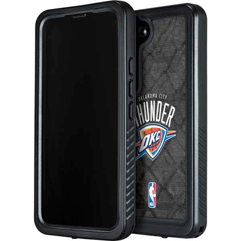 NBA Oklahoma City Thunder Dark Rust Galaxy S24 Waterproof Case