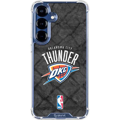 NBA Oklahoma City Thunder Dark Rust Galaxy S25 Plus Clear Case