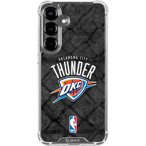 NBA Oklahoma City Thunder Dark Rust Galaxy S26 Clear Case