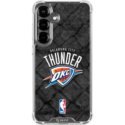 NBA Oklahoma City Thunder Dark Rust Galaxy S26 Plus Clear Case