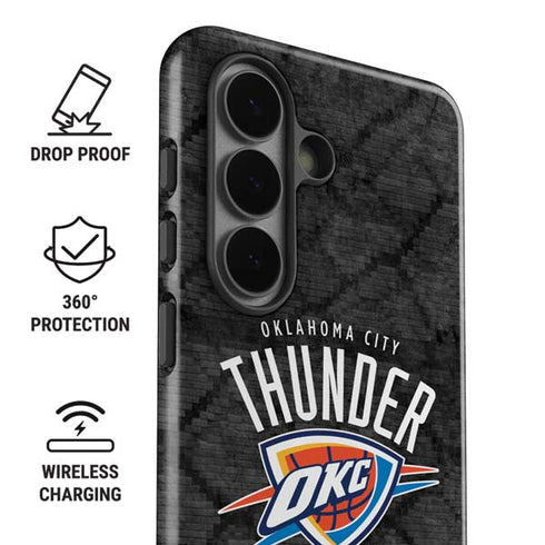 NBA Oklahoma City Thunder Dark Rust Galaxy S26 Plus Impact Case