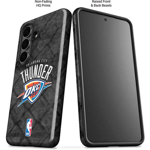 NBA Oklahoma City Thunder Dark Rust Galaxy S26 Plus Impact Case