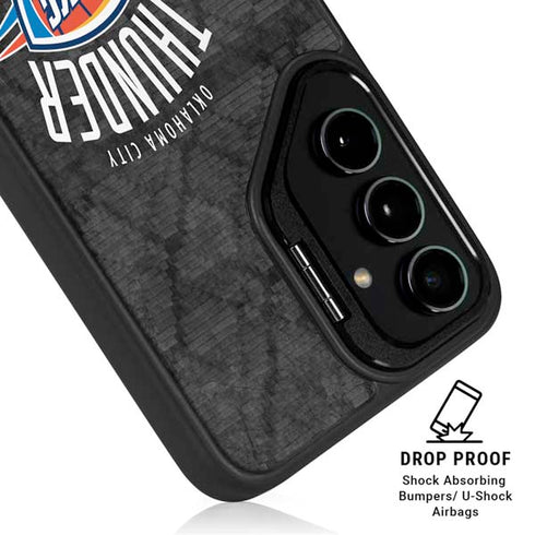 NBA Oklahoma City Thunder Dark Rust Galaxy S26 Ultra Kickstand Case
