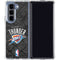 NBA Oklahoma City Thunder Dark Rust Galaxy Z Fold5 5G Clear Case