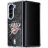 NBA Oklahoma City Thunder Dark Rust Galaxy Z Fold5 5G Clear Case