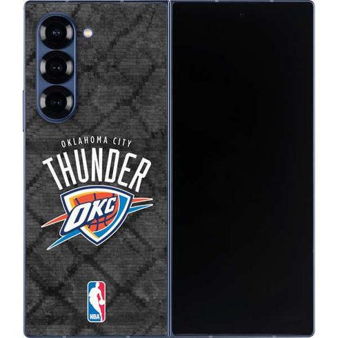 NBA Oklahoma City Thunder Dark Rust Galaxy Z Fold6 Skin